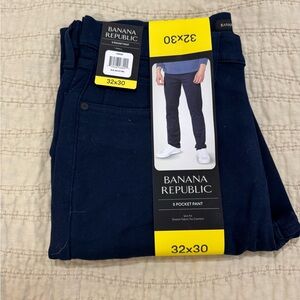 Banana Republic Navy Blue 5-Pocket Pant
